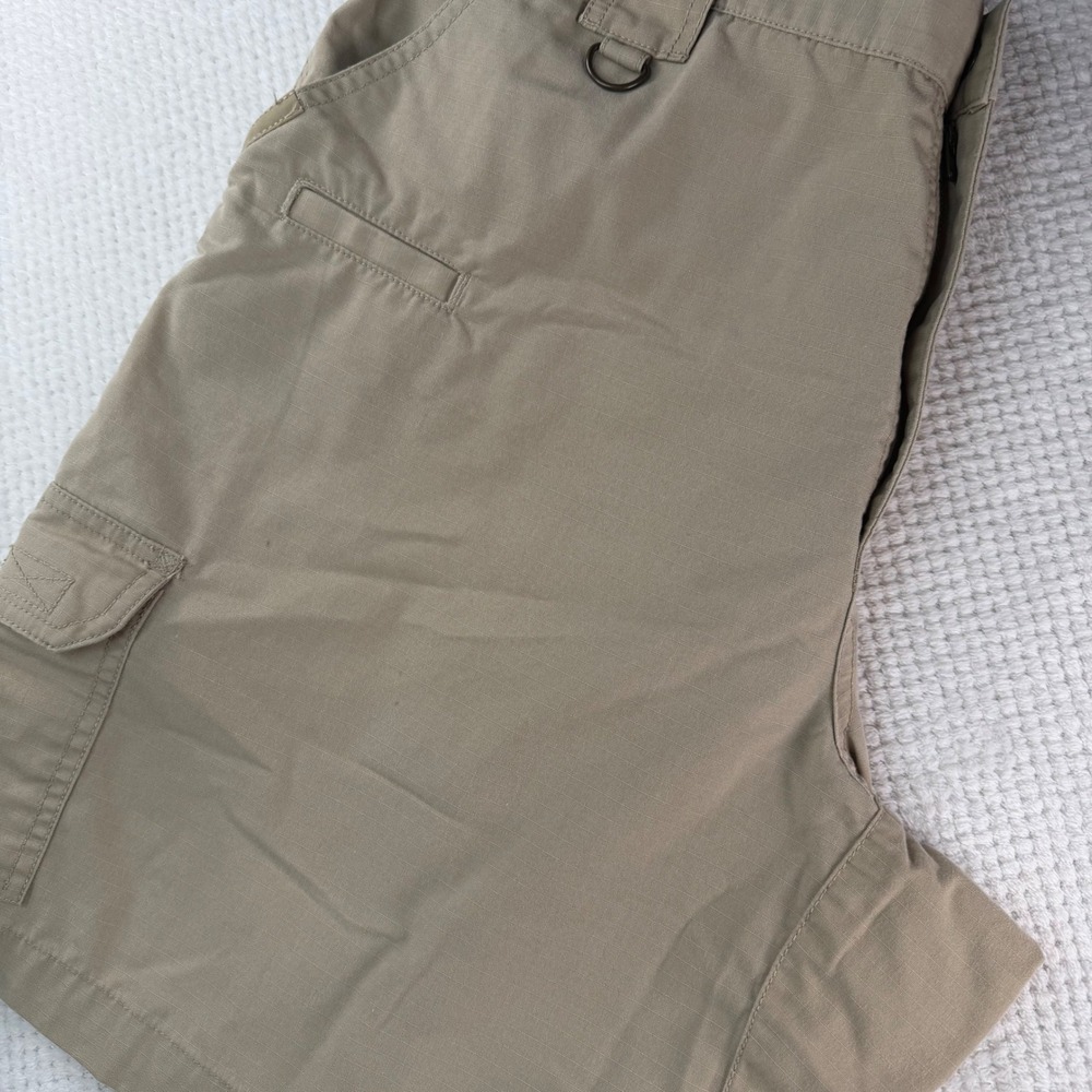 5.11 Tactical Series Mens 38 Khaki Ripstop Cargo Shorts Tan Style 73287
